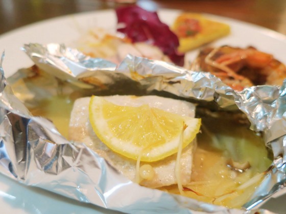 シイラのホイル焼き