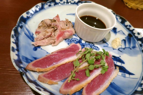 鴨のタタキ