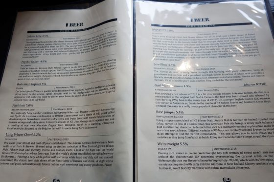 Fork&Brewer ビールメニュー その2