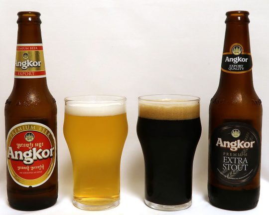 カンボジア アンコールビール&エクストラスタウト
