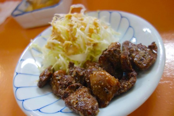 ハツのにんにく炒め(390円)