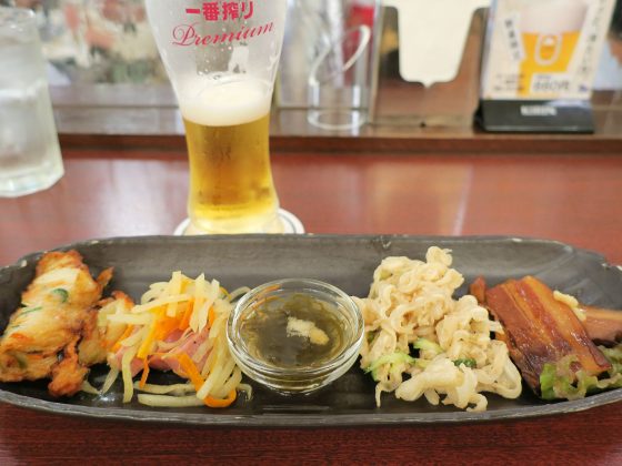 沖縄風おつまみ盛り合わせ(850円)