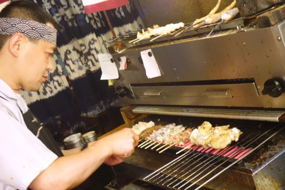 焼き鳥を焼きます!