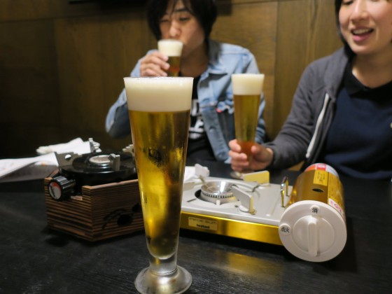 ビールで乾杯!