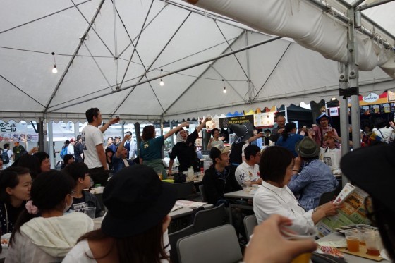 けやきひろば 春のビール祭り 2日目
