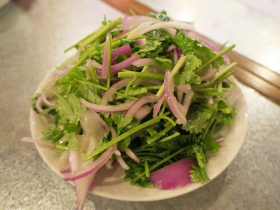 盛りパクチー(500円)