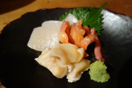 刺身の盛り合わせ