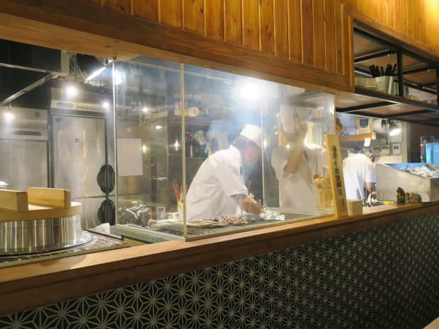 焼き場が見えます。
