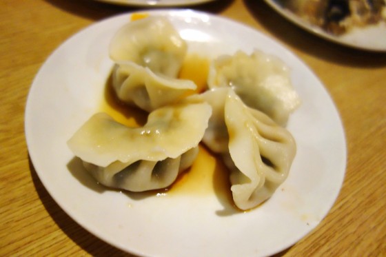 むちむち水餃子(550円)