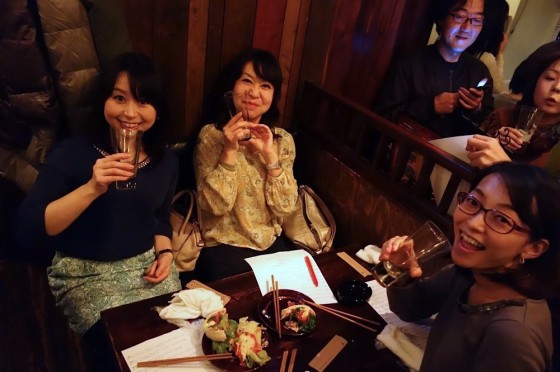 ビアフルナイト 女性テーブル