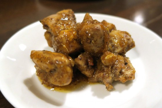 チキンの激辛スパイスオイル漬け(600円)