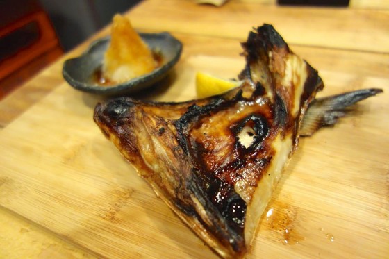 ブリカマ塩焼き(750円)