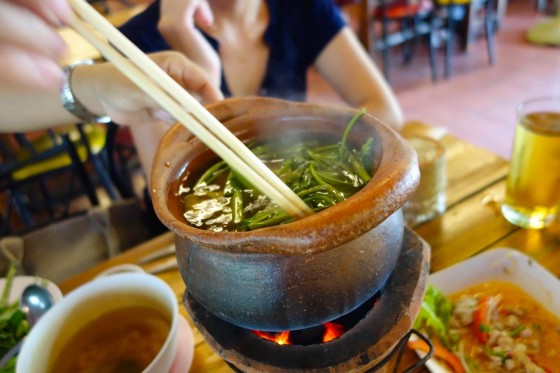 野菜を詰める