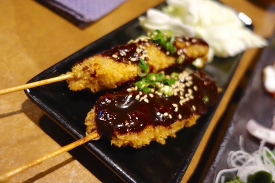 八丁味噌の串カツ