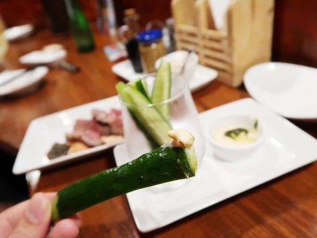 きゅうりで箸休め