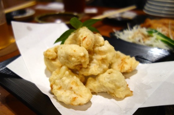 白身魚の竜田揚げ