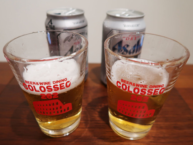 ビールを飲み比べ
