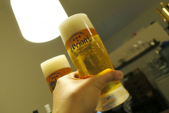 オリオンビールで乾杯!