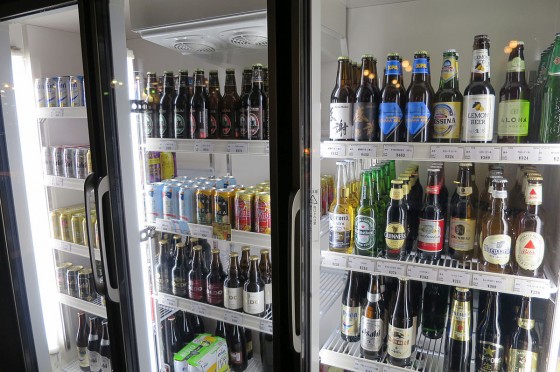 いろんなビールがあります。