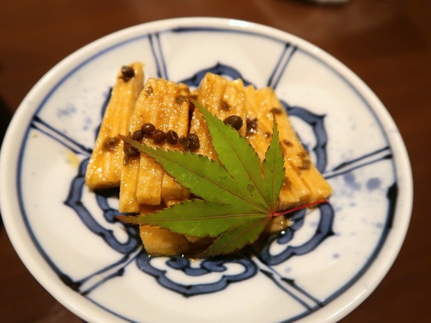 長芋有馬山椒たまり漬け(370円)