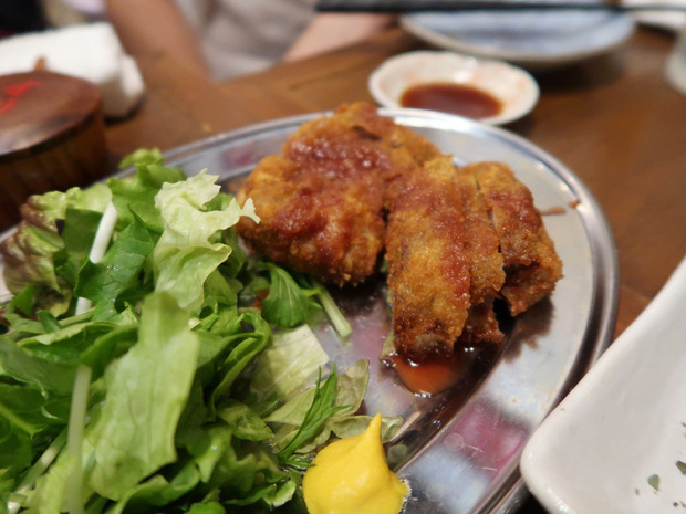 馬肉のレアカツレツ