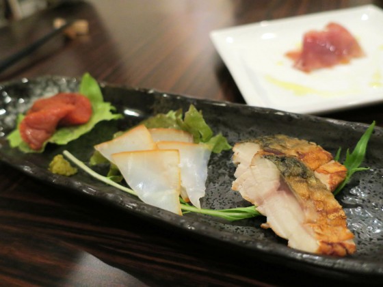 薫製の盛り合わせ3点(480円)
