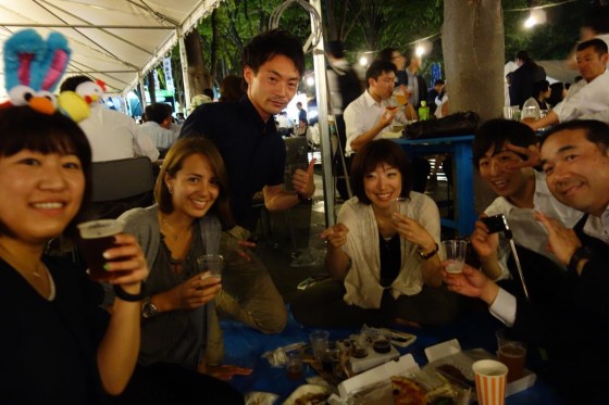 けやきひろば 春のビール祭り
