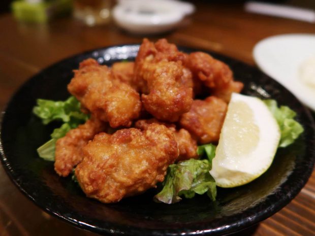 若鶏の唐揚げ(480円)