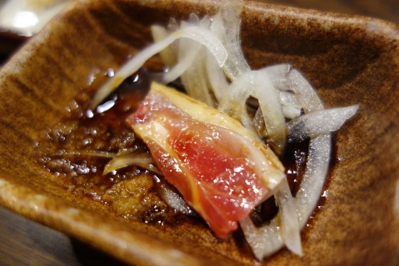 薬味と一緒に