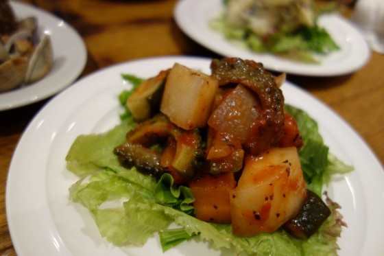 季節の野菜のカポナータ