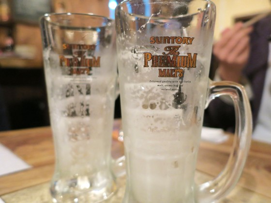 飲み干した