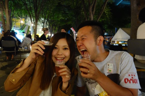 けやきひろば 春のビール祭り 2日目