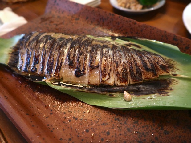 完成! 炙りしめ鯖(800円)