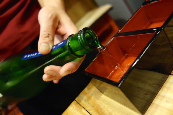 日本酒を升で!