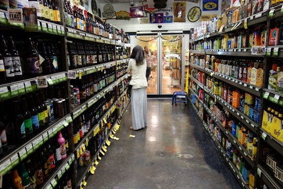 ビールの冷蔵庫