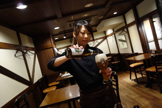 ビール5杯目!