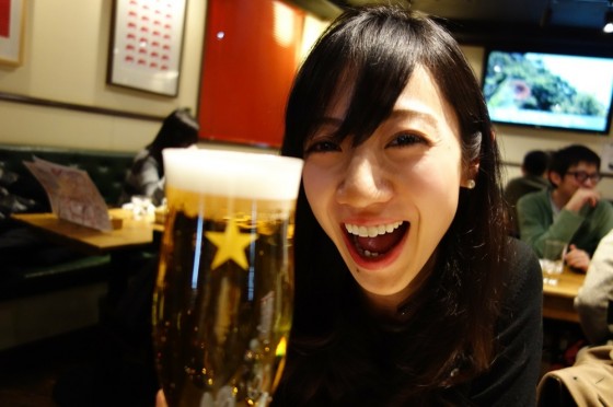美人乾杯!