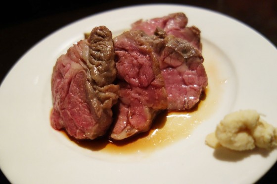厚切りジンギスカン(750円)