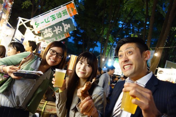 けやきひろば 春のビール祭り 2日目