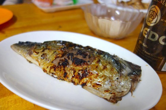 生サバ塩焼き(1,000円)