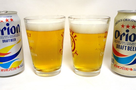 ビールの見た目は…