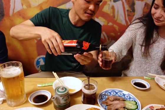 紹興酒はボトルで