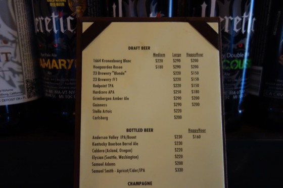 Beer List