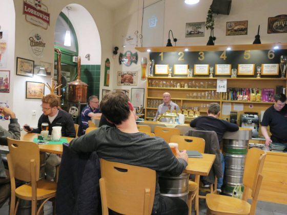 Pivovarsky klub 店内