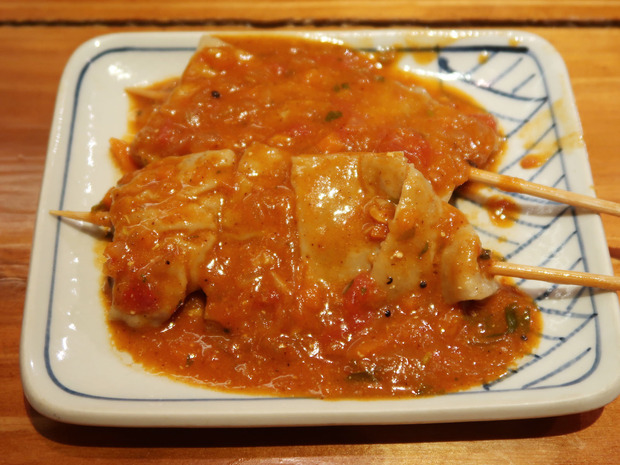 てっぽうカレー串煮込み(1本250円)