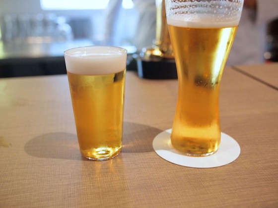 2℃と6℃のビールを飲み比べ