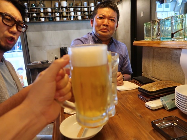 ビールで乾杯!