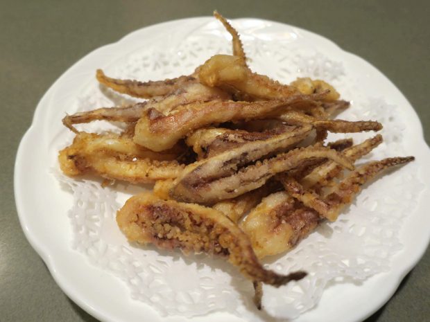 イカゲソ揚げ
