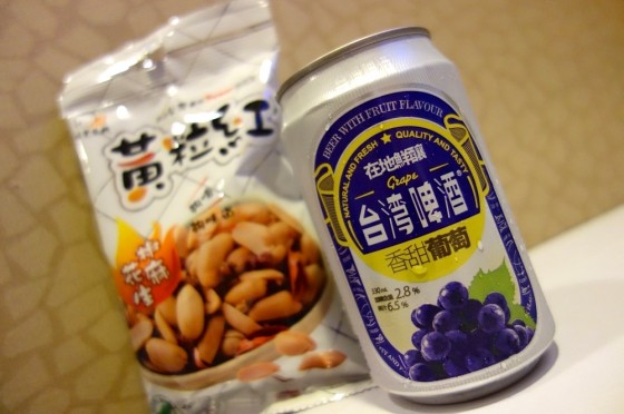 ぶどうの台湾啤酒