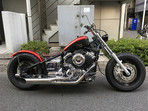 ドラッグスター400クラシック！ボバーカスタム！スポーツスタータンク
